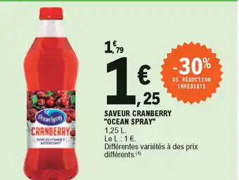 E.Leclerc Saveur Cranberry Ocean Spray offre