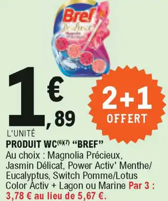 E.Leclerc Produit WC Bref offre
