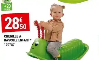 Gamm vert CHENILLE A BASCULE ENFANT offre