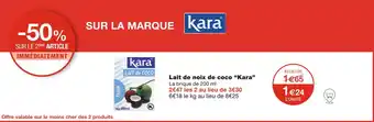 Monoprix Kara Lait de noix de coco offre