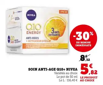 NIVEA SOIN ANTI-AGE Q10+