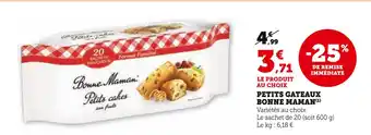 U Express BONNE MAMAN PETITS GATEAUX offre