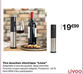 Monoprix Livoo Tire-bouchon électrique offre