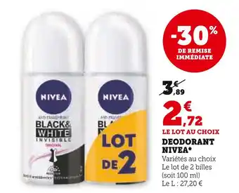 U Express NIVEA DEODORANT offre