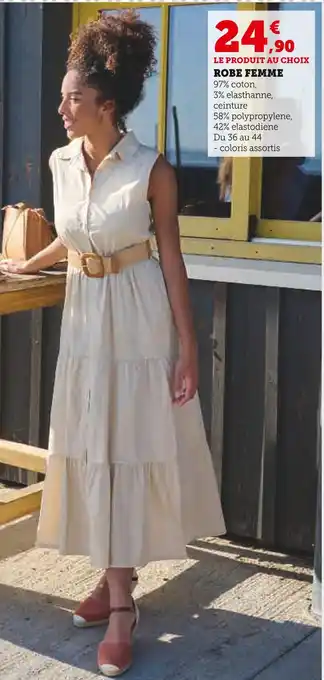 Super U U Collection ROBE FEMME offre
