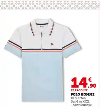 Super U U Collection POLO HOMME offre