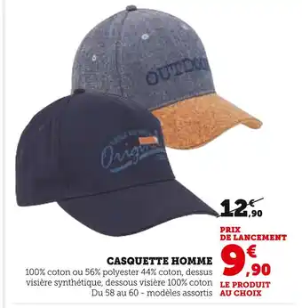 Super U U Collection CASQUETTE HOMME offre