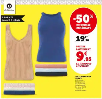 Super U U Collection PULL-DEBARDEUR FEMME offre