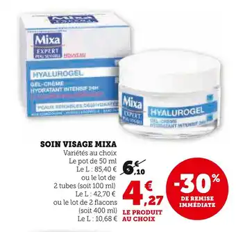 Hyper U MIXA SOIN VISAGE offre