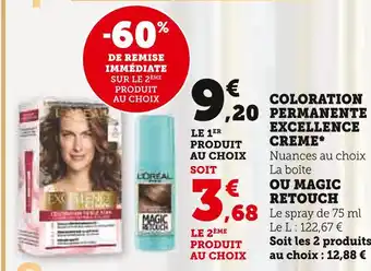 l'oréal COLORATION PERMANENTE EXCELLENCE CREME