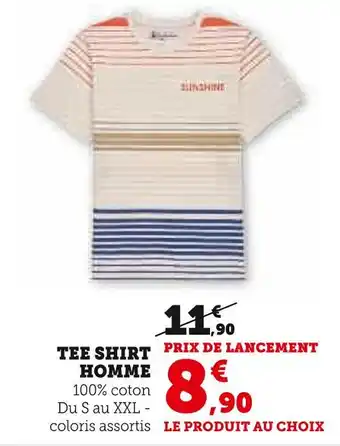 Hyper U U Collection TEE SHIRT HOMME offre