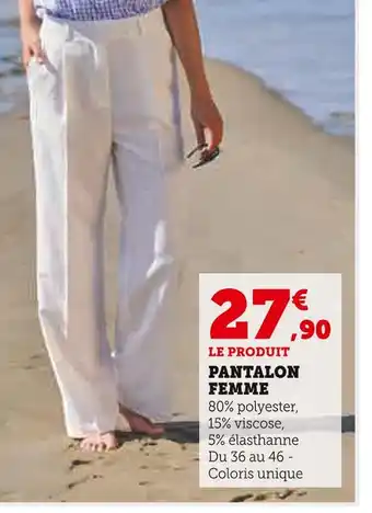 Hyper U U Collection PANTALON FEMME offre