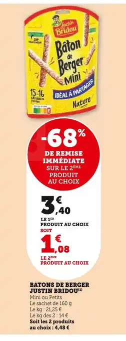 JUSTIN BRIDOU BATONS DE BERGER