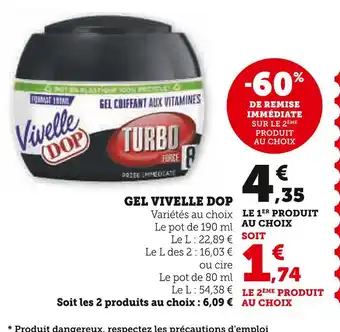 Hyper U VIVELLE DOP GEL offre