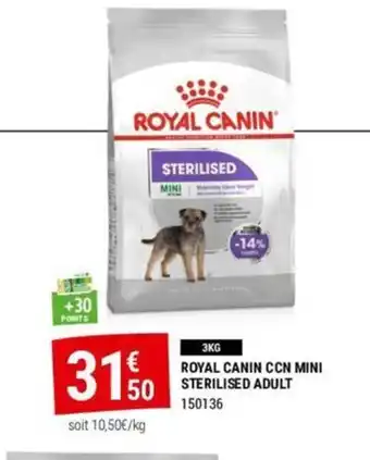 Gamm vert ROYAL CANIN CCN MINI offre