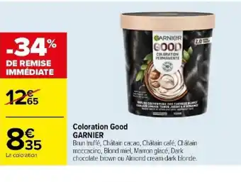 Carrefour Coloration Good GARNIER offre