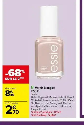 Carrefour Vernis à ongles offre