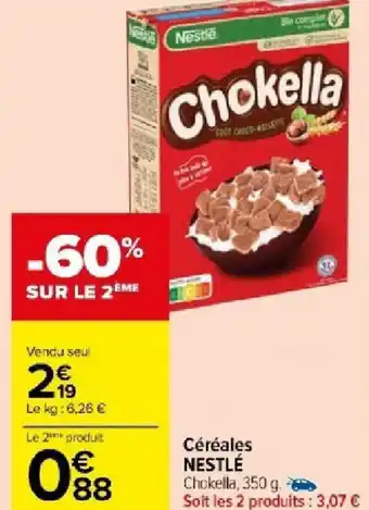 Carrefour Market Céréales NESTLÉ offre