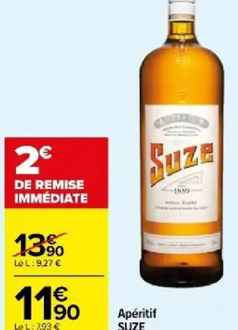 Carrefour Market Apéritif SUZE offre