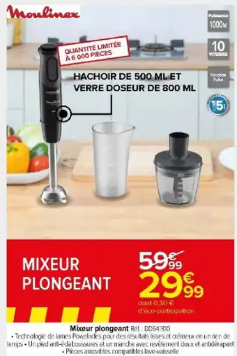 Carrefour Market Mixeur plongeant Ref.: DD641810 offre