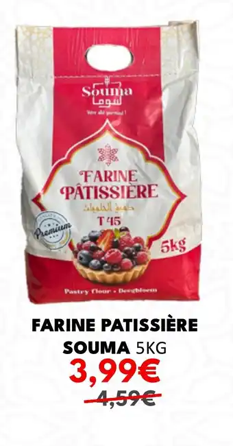 Hmarket FARINE PATISSIÈRE SOUMA 5KG offre