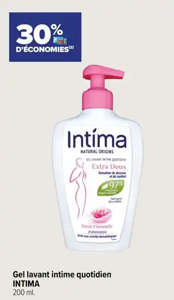 Carrefour Contact Gel lavant intime quotidien INTIMA offre