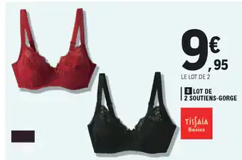 E.Leclerc Lot de 2 Soutiens-Gorge offre