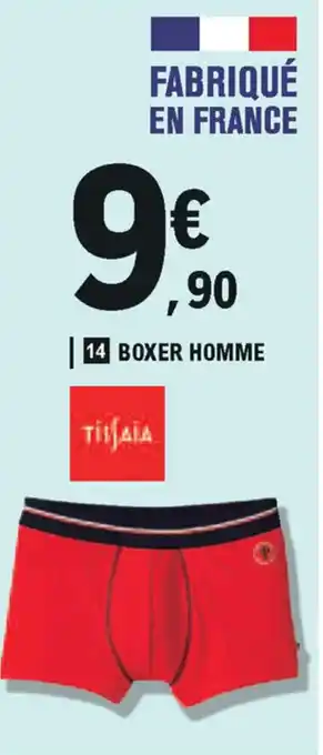 E.Leclerc Boxer Homme offre