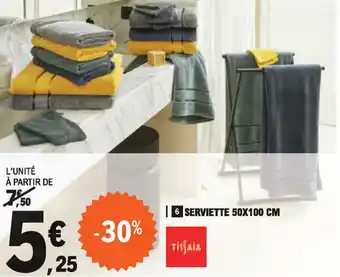 E.Leclerc Serviette 50X100cm offre