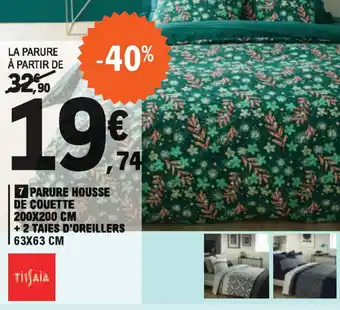E.Leclerc Parure Housse de Couette offre