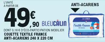 E.Leclerc Couette Textile France offre