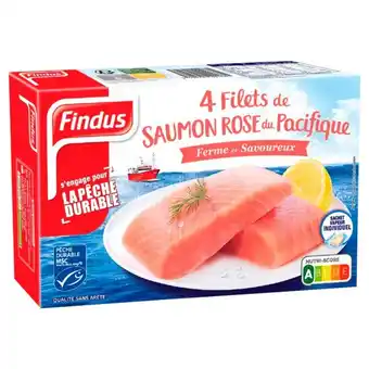 Auchan Filets Saumon Rose Du Pacifique Surgelés Findus offre