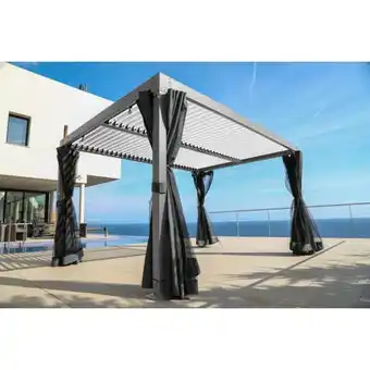 Auchan Tonnelle Bioclimatique Fusain 4 X 3 M offre