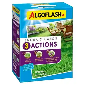Auchan Engrais Gazon 3 Actions 4 Kg offre