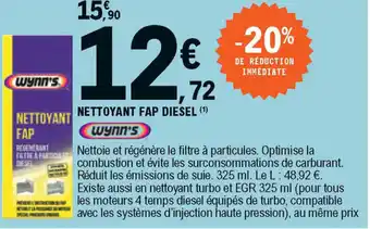 E.Leclerc Nettoyant Fap Diesel offre