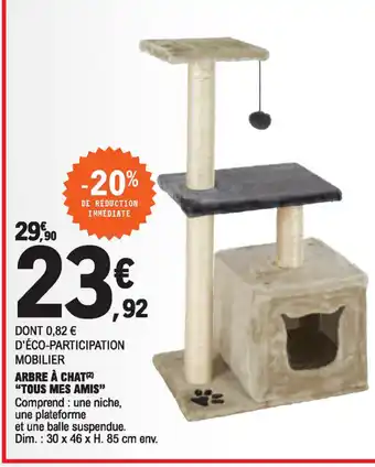 E.Leclerc Arbre À Chat Tous Mes Amis offre