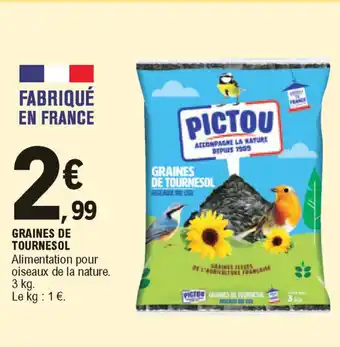 E.Leclerc Graines de Tournesol offre
