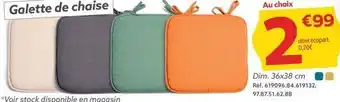 Gifi Galette de chaise offre