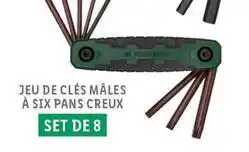 Lidl Jeu de clés måles à six pans creux offre