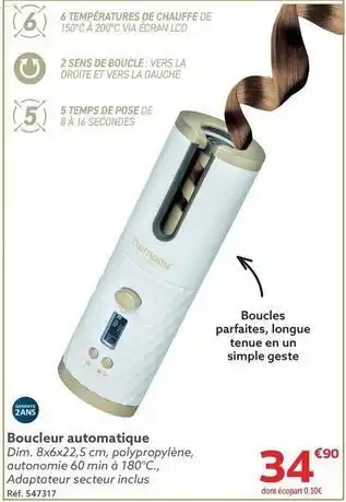 Gifi Boucleur automatique offre