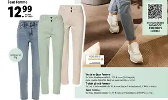 Lidl Jean femme offre