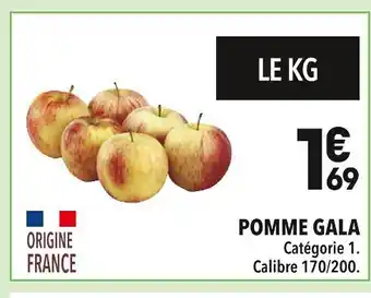 Supeco POMME GALA offre