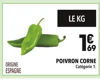 Supeco POIVRON CORNE offre