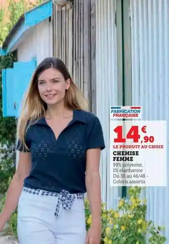 Super U Chemise femme offre