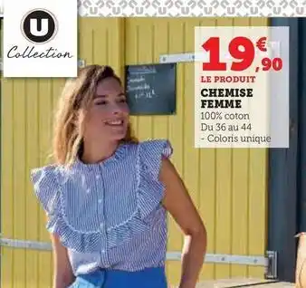 Super U Chemise femme offre