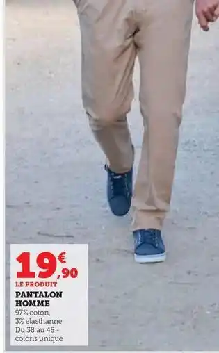 Super U Pantalon homme offre