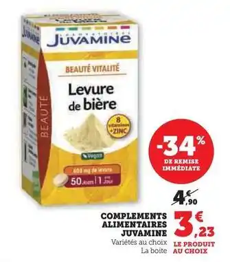 Juvamine - complements alimentaires