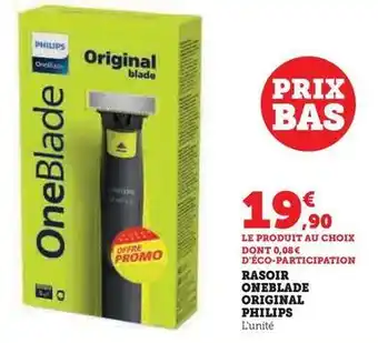 Hyper U Philips - rasoir oneblade original offre