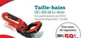 Einhell - taille-haies gc-hs 18 li-solo