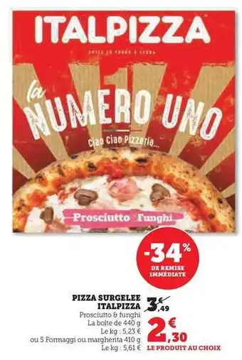 Hyper U Italpizza - pizza surgelee offre